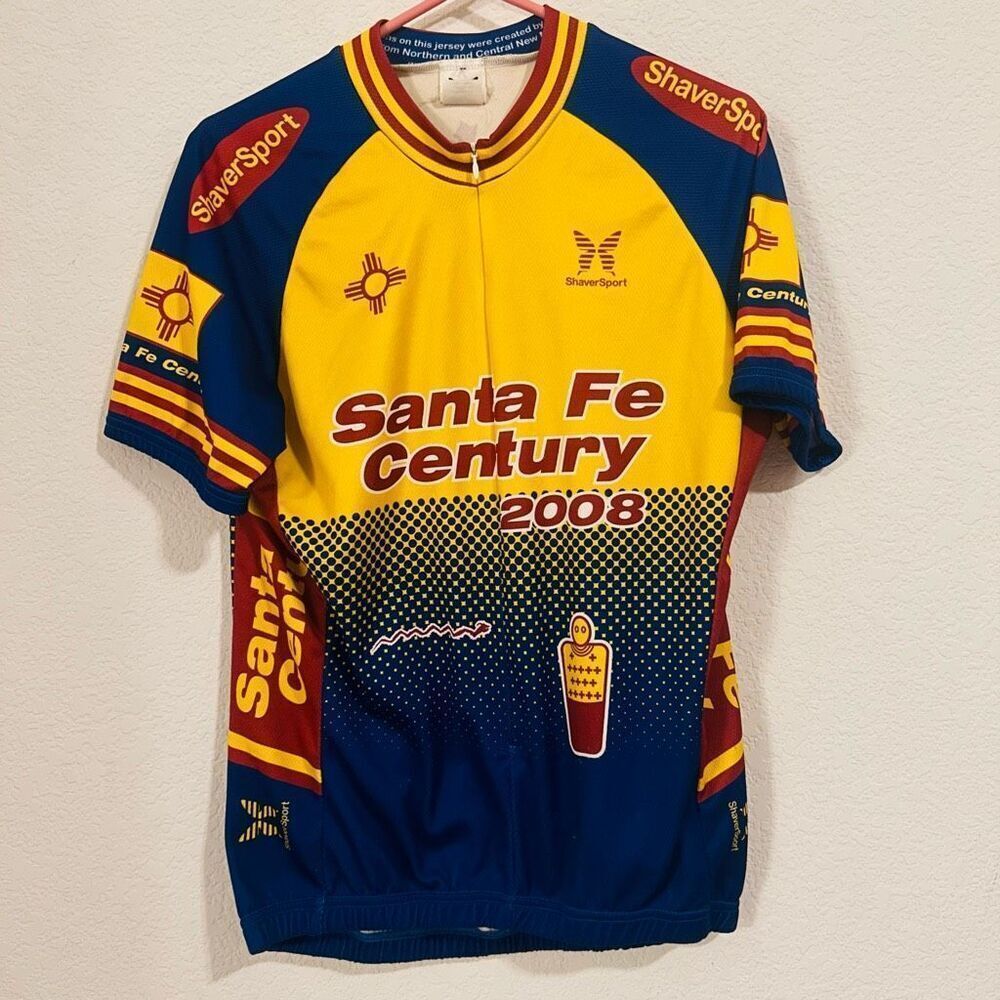 Shaver sports unisex  XL Cycling Racing performance Santa Fe yellow logo great c